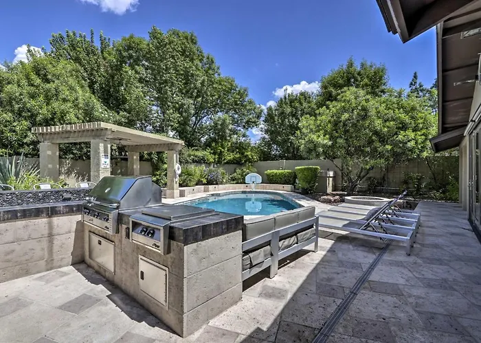 Outdoor Kitchen: Desert Dream In Scottsdale! Ferienhaus Phoenix